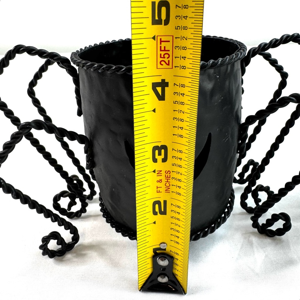 Halloween Mini Spooky Spider Candle Holder Set Spider Decor - Picture 8 of 11